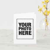 Carte de note - portrait (Fleur jaune)