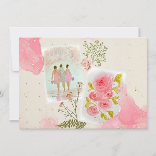 Carte de note pour amie (Devant)