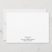 Carte de note pour bébé âne (Dos)