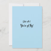 Carte de note pour bébé tortue (Dos)