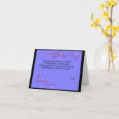 Carte de note pour ceux qui ne peuvent pas écrire (Fleur jaune)