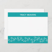 Carte de note pour Cheval de Snaffle moderne - Tur (Devant / Derrière)