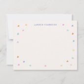 Carte de note pour enfants Pastel Stars (Devant)