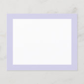 Carte de note pour fille Unicorn Aquarelle rose or (Dos)