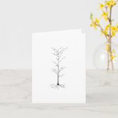 Carte de note pour le cerveau (Fleur jaune)