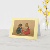 Carte de note pour les blocs de construction pour  (Fleur jaune)