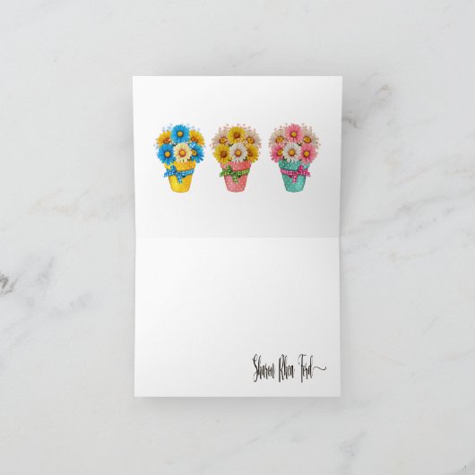 Carte de note pour les marais de printemps (Intérieur)