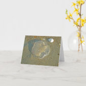 Carte de note pour les méduses échouées (Fleur jaune)