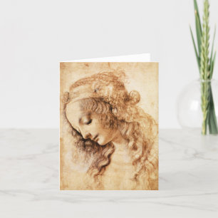 Carte de note principale de la femme de da Vinci