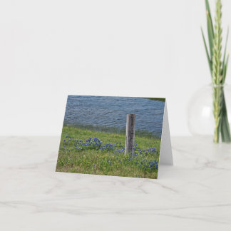 Carte de note Printemps dans le pays