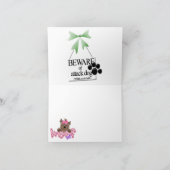 Carte de note publicitaire (Intérieur)