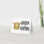 Carte de note Queen of Everything (Devant)