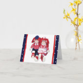 Carte de note Raggedy d'amis (Fleur jaune)