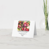 Carte de note ravissante de radis (Dos)