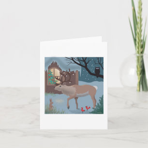 Carte de note Reindeer
