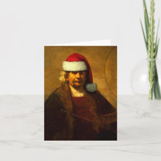Carte de note Rembrandt Père Noël