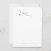 Carte de note Remerciements Pet Memorial (Devant)