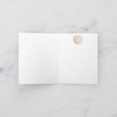 Carte de note Remerciements pour la sérénité sur l (Intérieur)