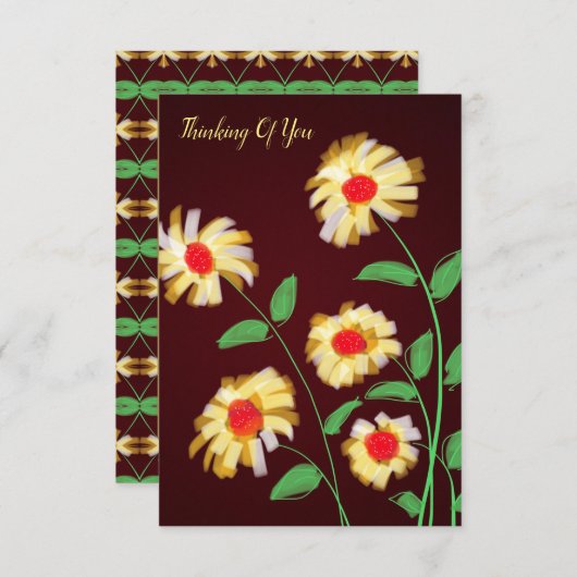 Carte de note Rester en contact (Devant / Derrière)