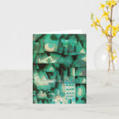 Carte de note rêveuse de ville de Paul Klee (Fleur jaune)