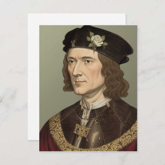 Carte de note Richard III (Devant / Derrière)