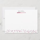 Carte de note rose Gold (Devant)