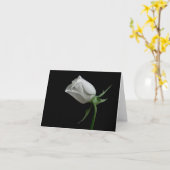 Carte de note rose romantique (Fleur jaune)