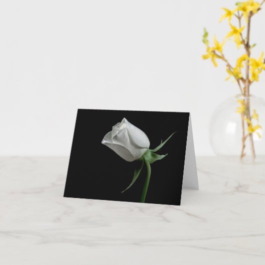 Carte de note rose romantique (Fleur jaune)