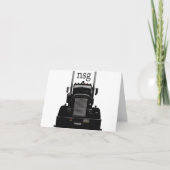 Carte de note rouge de Sensenig Peterbilt 379 (Dos)