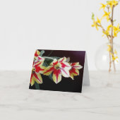 Carte de note rouge et jaune de tulipes (Fleur jaune)