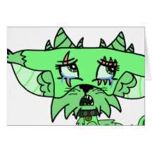 Carte de note sage de caractère - blanc