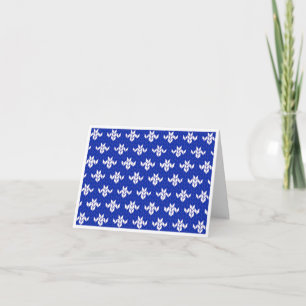 Carte de note SCANDIA BLUE KNIT / Horizontale