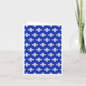 Carte de note SCANDIA BLUE KNIT / Vertical (Dos)