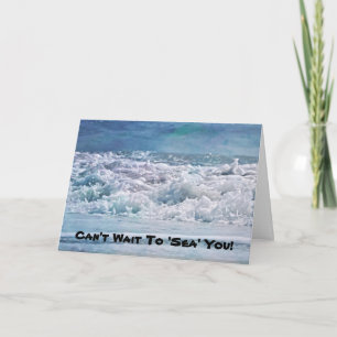 Carte de note Sea Waves Miss You