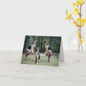 Carte de note Shepard allemande (Fleur jaune)