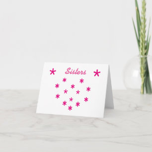 Carte de note soeur