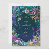 Carte de note sous la mer (Dos)