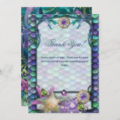 Carte de note sous la mer (Devant / Derrière)