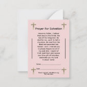 Carte de note spirituelle (Dos)