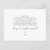 Carte de note STELLA Veux-tu être ma demoiselle d' (Dos)