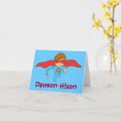 Carte de note Super Hero (Fleur jaune)