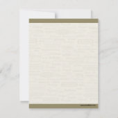 Carte de note sur la bouteille de vin et la boutei (Dos)