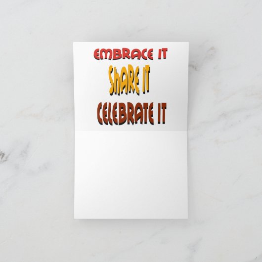 Carte de note sur la diversité (Intérieur)