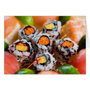Carte de note Sushi & Rolls