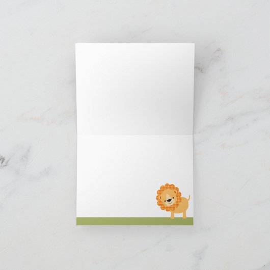 Carte de note Sweet Safari (Intérieur)