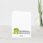 Carte de note - Tennis Sucre de canne (Dos)