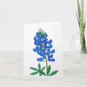 Carte de note Texas Bluebonnet (Devant)