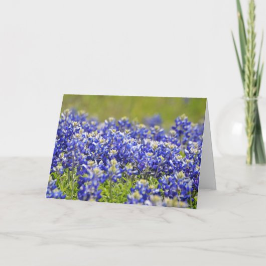 Carte de note Texas Bluebonnets (Devant)