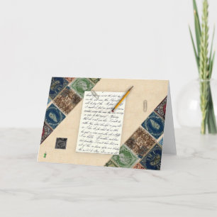 Carte de note Timbres