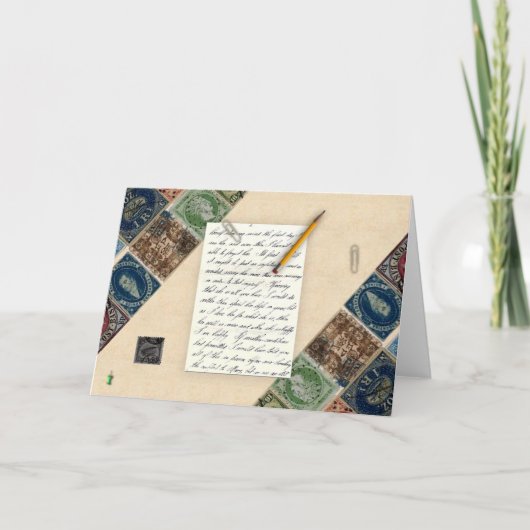 Carte de note Timbres (Devant)